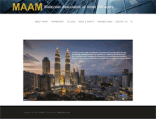 Tablet Screenshot of maam.org.my